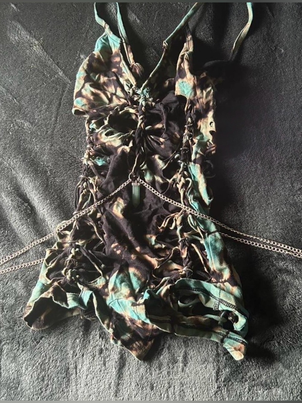 222twinflame Reverse Tie Dye Romper